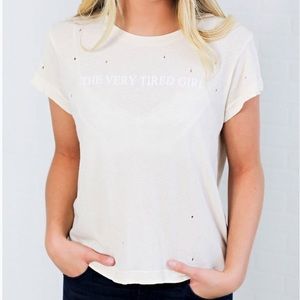 Wildofox’s ‘The Very Tired Girl’ Distressed Tee